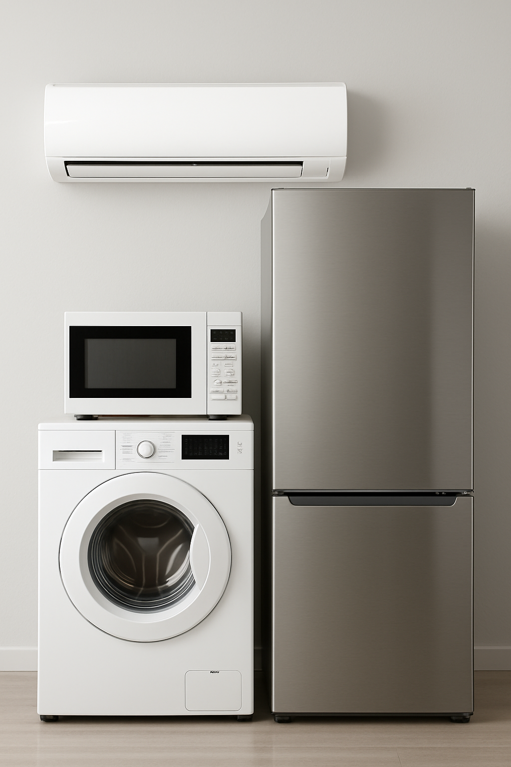 modern household appliances in harmony